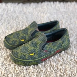 Vans Reptile Lizard Scale Canvas SlipOn Sneaker EU